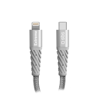 SBS Extrem widerstandsfähiges USB-C-auf-Lightning-Kabe