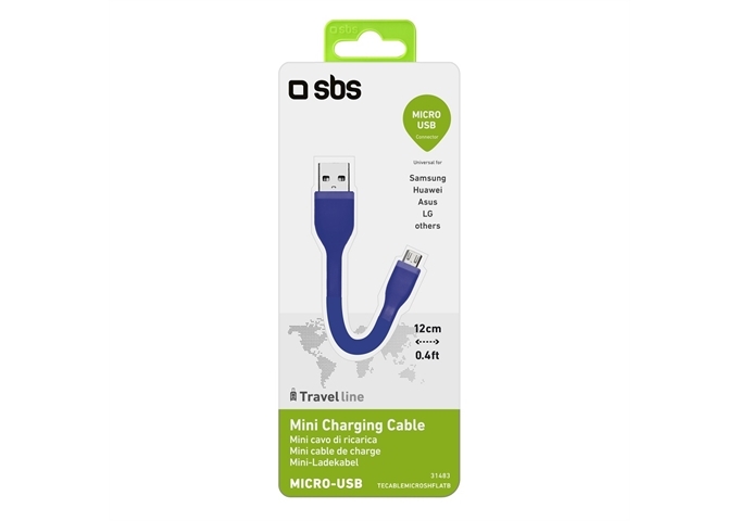 SBS Farbiges Mini-Ladekabel, Micro-USB