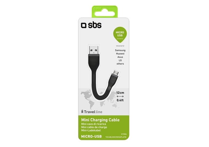 SBS Farbiges Mini-Ladekabel, Micro-USB