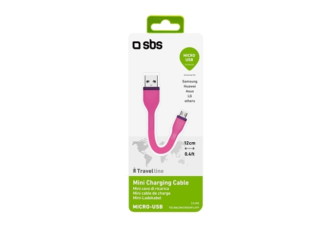 SBS Farbiges Mini-Ladekabel, Micro-USB