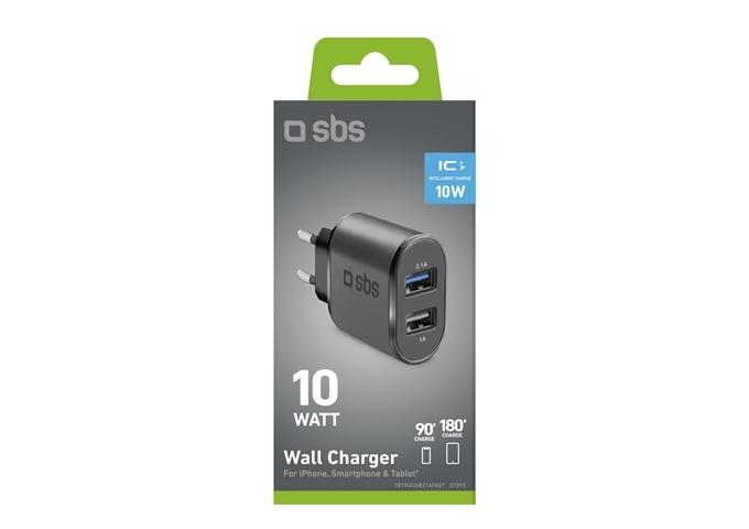 SBS Fast Charge Ladegerät mit zwei USB-Eingängen