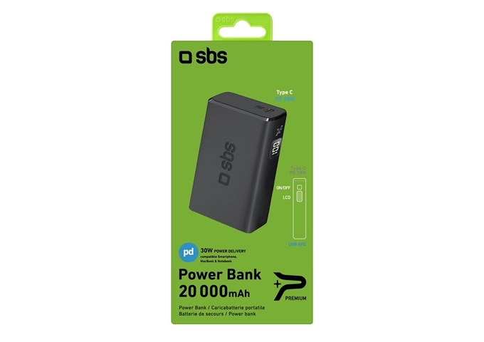 SBS 30 Watt Powerbank Power Delivery