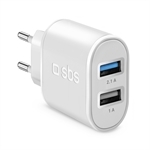 SBS Fast Charge Ladegerät mit zwei USB-Eingängen