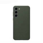 Samsung S23+ Leather Case Green