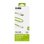 SBS Flaches Ladekabel Micro-USB