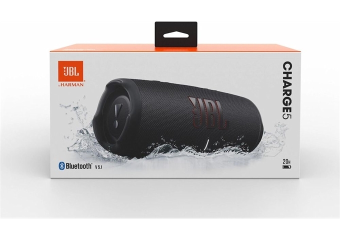 JBL JBL Charge 5 Portable Bluetooth Speaker - Black