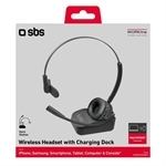 SBS Kabelloses Mono-Headset mit Ladestation