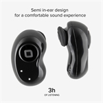 SBS Twin Black Gem – TWS Halb-Ohr-In-Ear-Ohrhörer