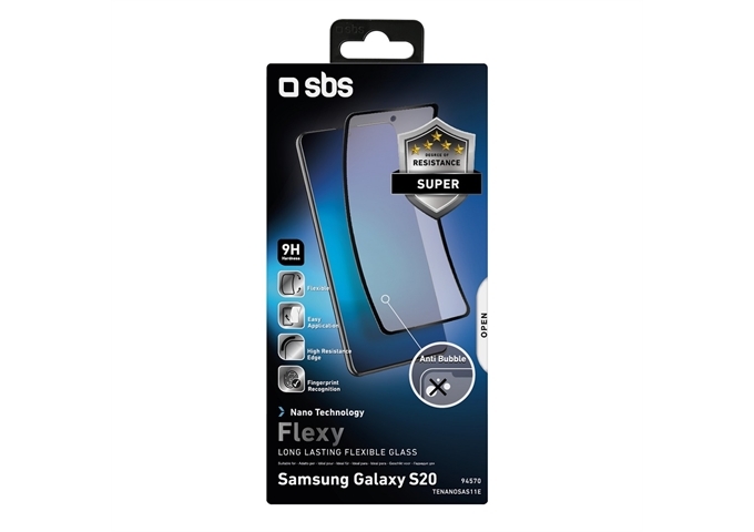 SBS Full Screen Protector Flexiglass für Galaxy S20