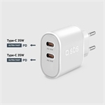 SBS 35 W Power Delivery-Wandladegerät mit zwei USB-C