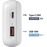 SBS Powerbank Power Delivery 20W bei 10.000 mAh, matt