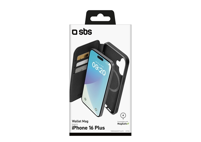 SBS Klapphülle Apple iPhone 16 Plus