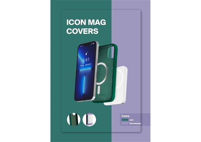 Puro Icon Mag Cover für iPhone 14 Pro