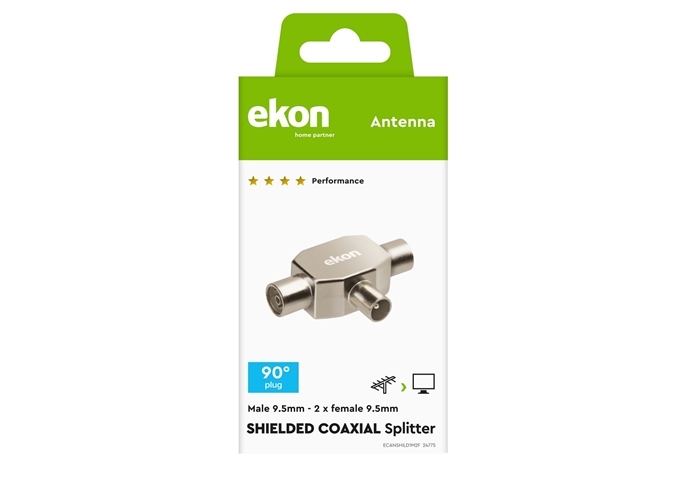 Ekon Geschirmter koaxialer Antennenverteiler 9,5 mm