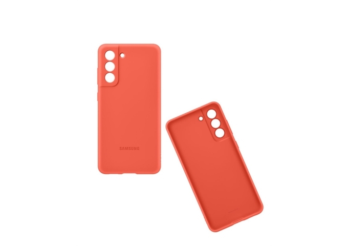 Samsung Galaxy S21 FE Silicone Cover Coral