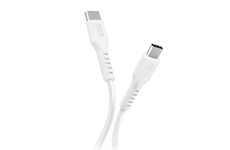 SBS Ladekabel USB-C auf USB-C mit 1m 25Watt (weiss)