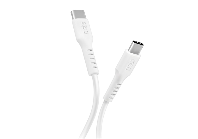 SBS Ladekabel USB-C auf USB-C mit 1m 25Watt