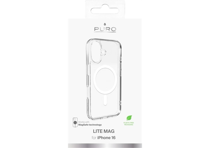 Puro Cover Lite Mag für iPhone 16