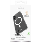 Puro Cover Impact Clear D3O® Bio für iPhone 16