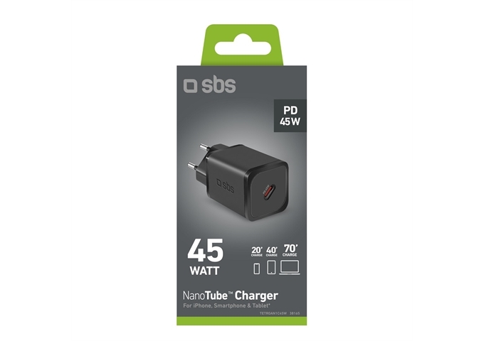 SBS 45-W-USB-C-GaN-Akkuladegerät