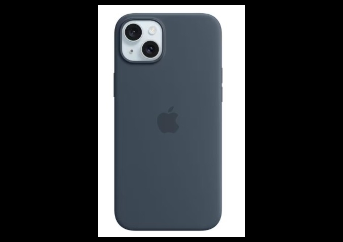 Apple iPhone 15 Plus Silicone Case Storm Blue