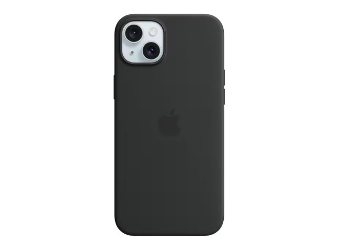 Apple iPhone 15 Plus Silicone Case Black